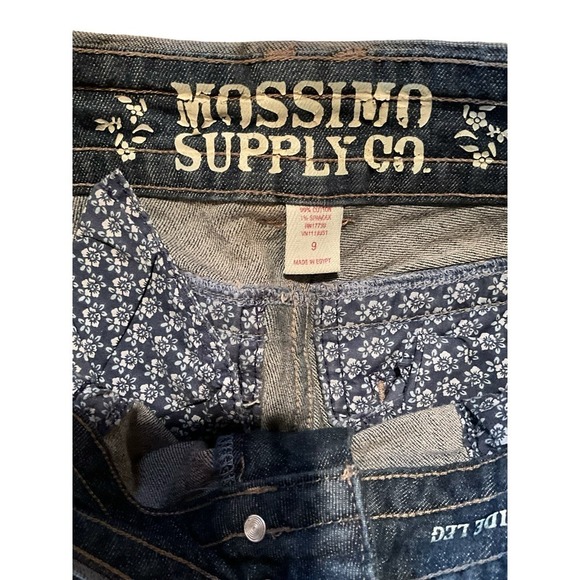 Mossimo Supply Co Jeans Women Size 9 Black Bootcut Leg Low-Rise Dark Wash Cotton - Picture 6 of 7